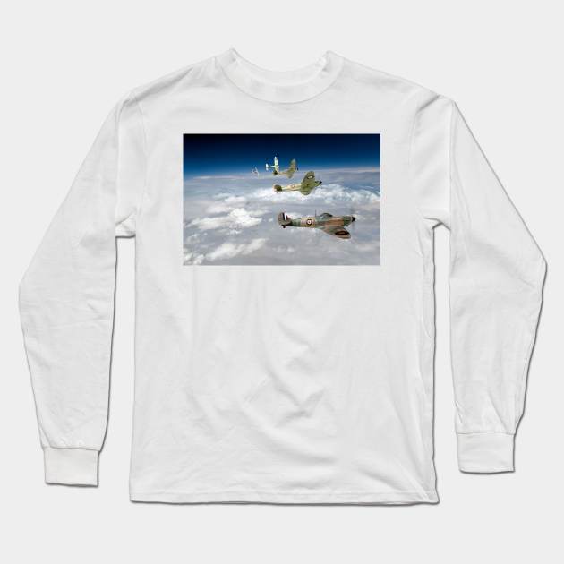 Finest Hour Long Sleeve T-Shirt by Gary Eason's Flight Artworks